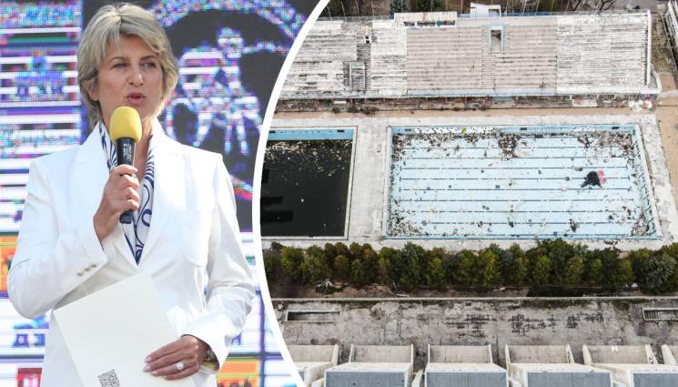 Весела Лечева Червено знаме - Спортният министър Весела Лечева показва спорните договори на съпредседателите на „Продължаваме промяната“ Петков и Василев