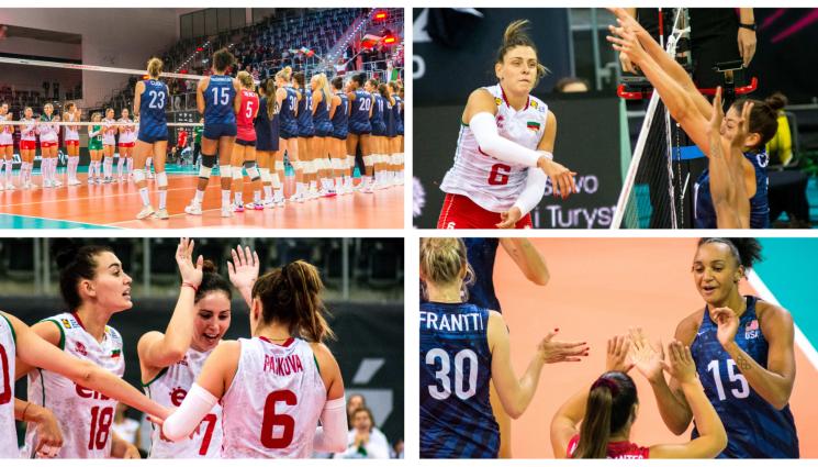 волейбол жени - Волейболистките се бориха, но силите им стигнаха само за гейм срещу олимпийските шампионки от САЩ