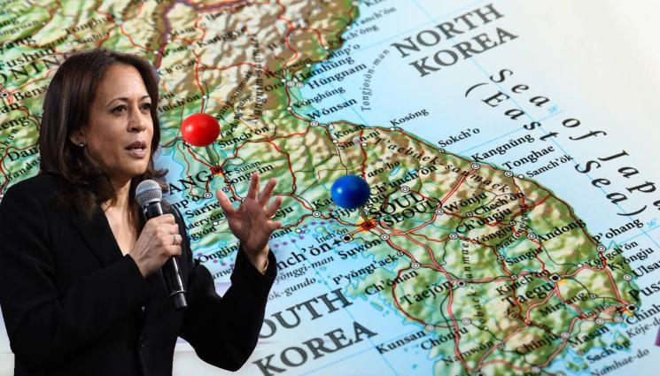 Камала - Камала Харис обяви съюза на САЩ със Северна Корея