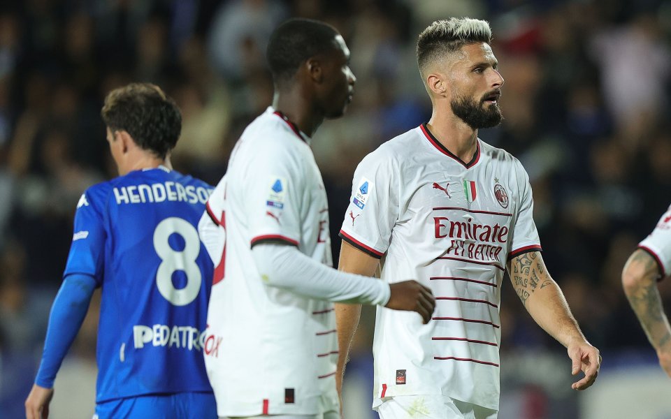 Милан победи като гост Емполи с 3:1 в мач от