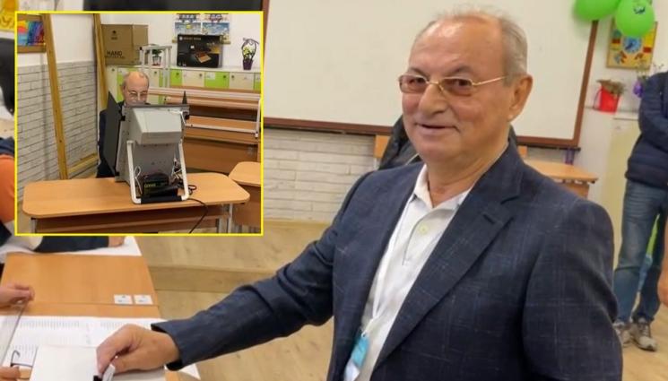 a - Първи от политиците гласува Ахмед Доган (ВИДЕО)