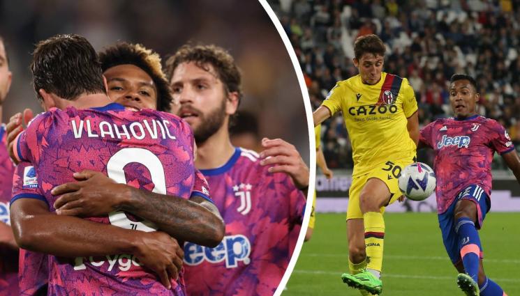 Ювентус - Ювентус спря лоша серия с 3:0 над Болоня, записа трета победа от началото на сезона