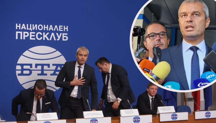 Костадинов - СКАНДАЛ: Костадинов свика пресконференция, не хареса журналистите и си тръгна