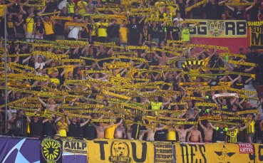 Борусия Дортмунд получи условно наказание за частично затваряне на стадиона