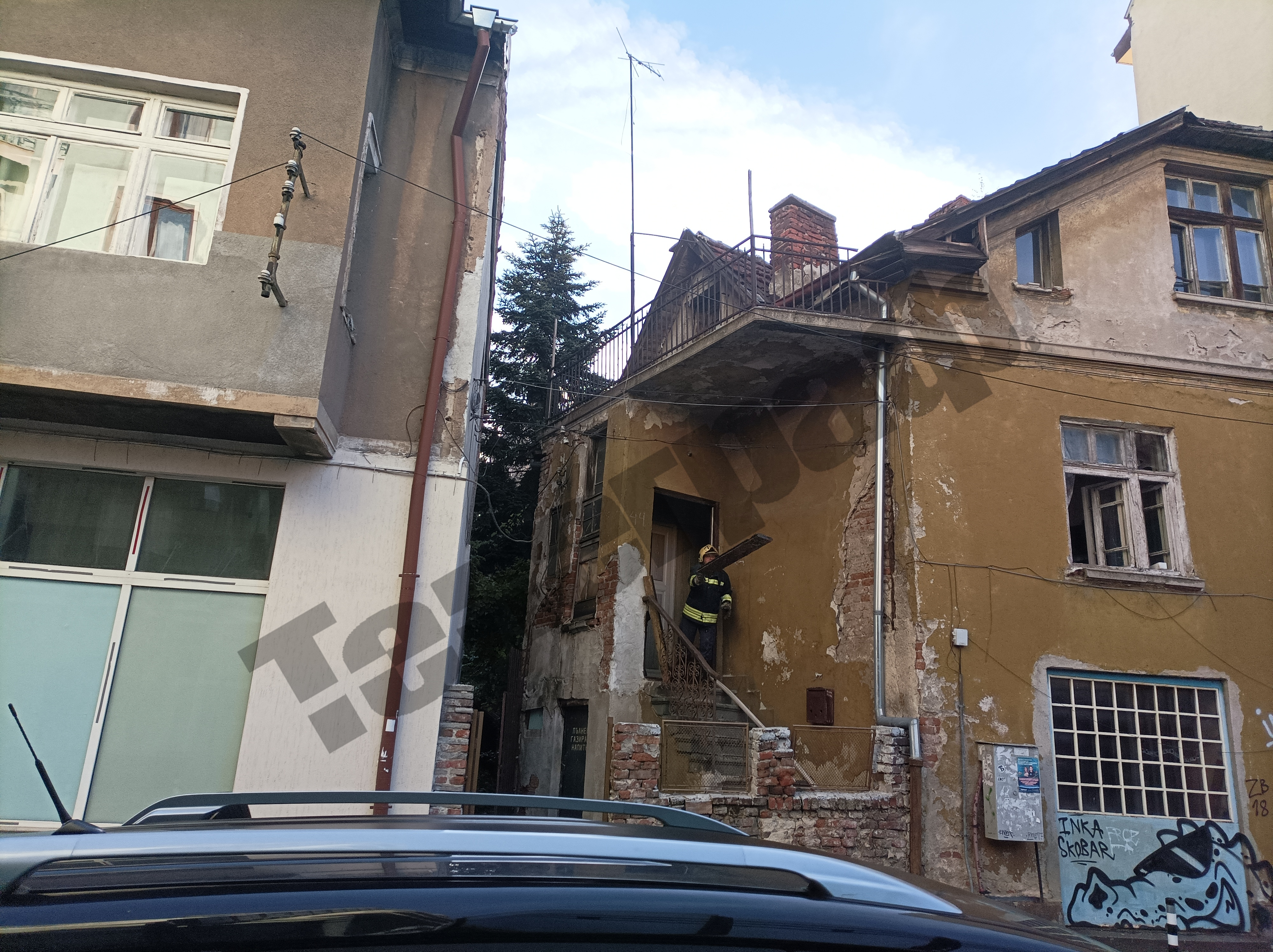 пожар София