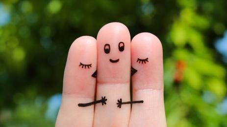 лице усмивка