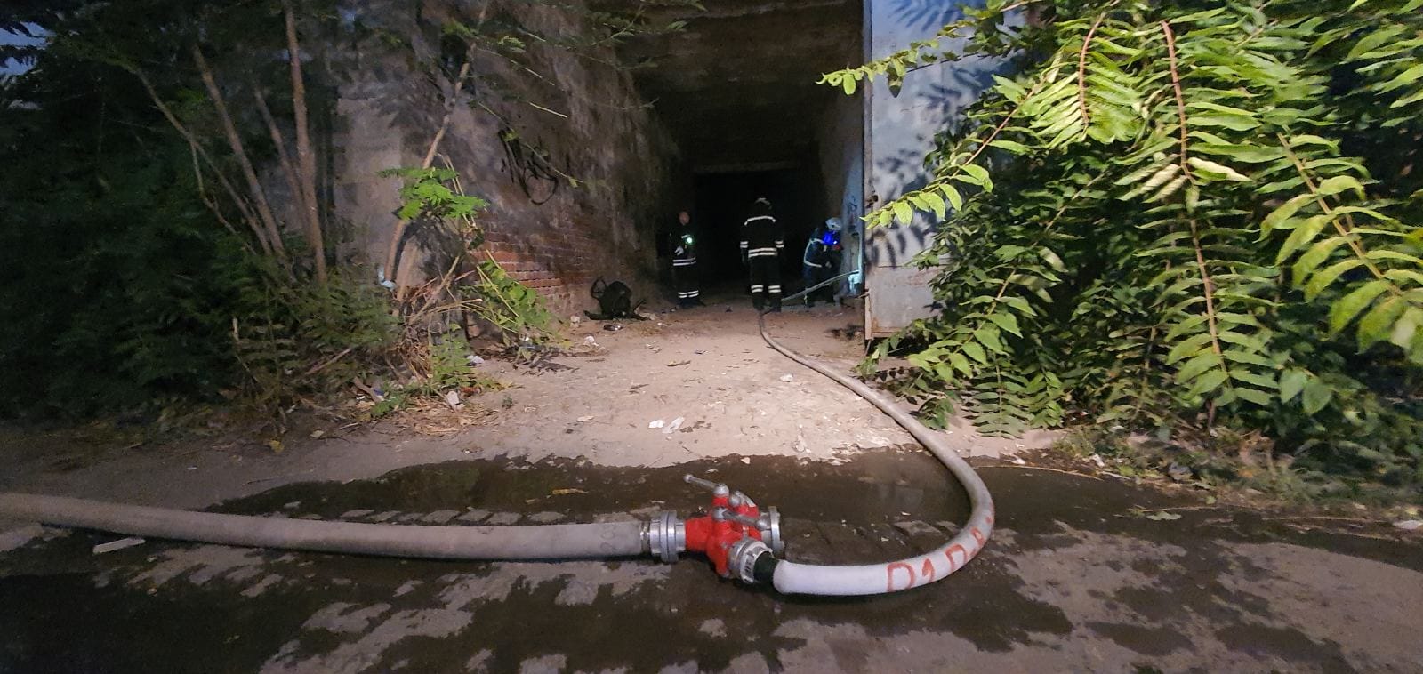 пожар склад