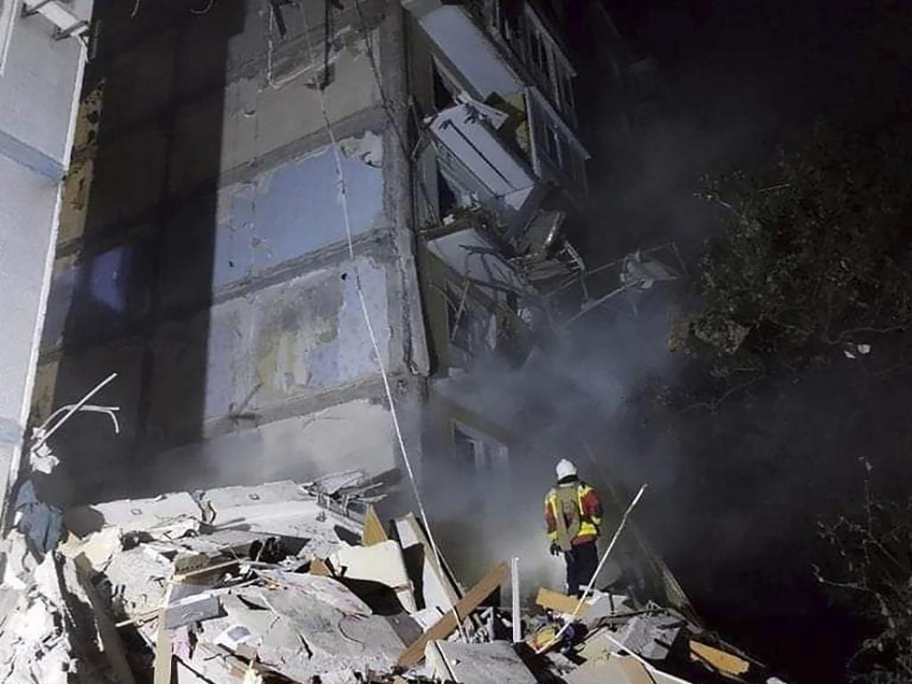 Украинският град Запорожие бе подложен на пет атаки с дронове в