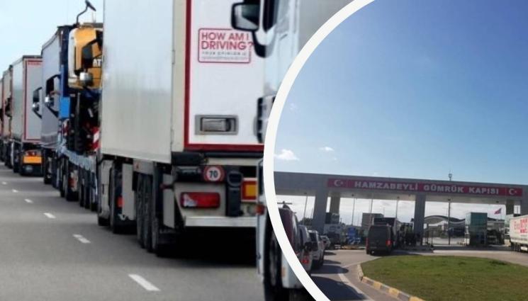 опашки Хамзабейли - Огромни опашки от тирове на две ГКПП-та