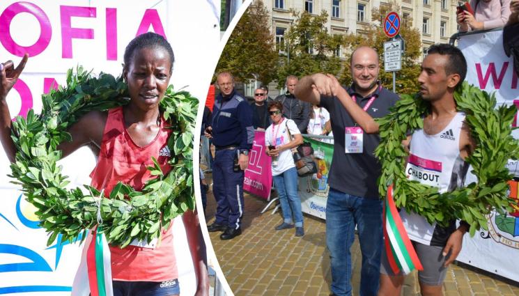 Маратон София - Мароканец и кенийка триумфираха на 42 195 м в столицата