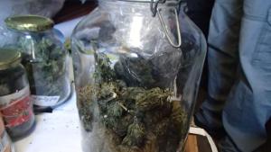 Иззеха над 3 кг марихуана в буркани в Софийско съобщиха