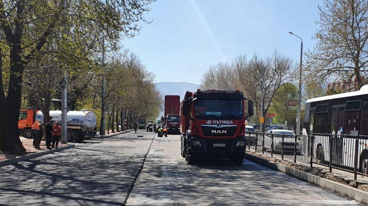 До седмица пускат движението по „Кукленско шосе“ в Пловдив