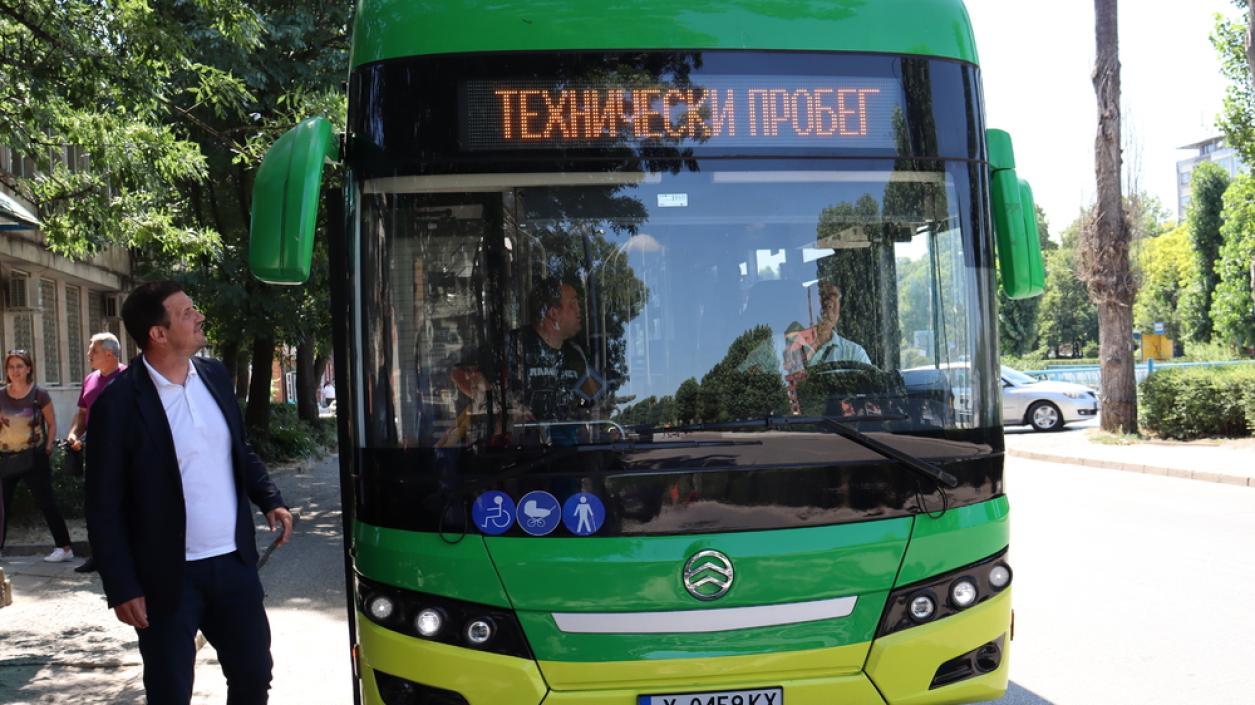 Електробуси тръгват по улиците на Хасково