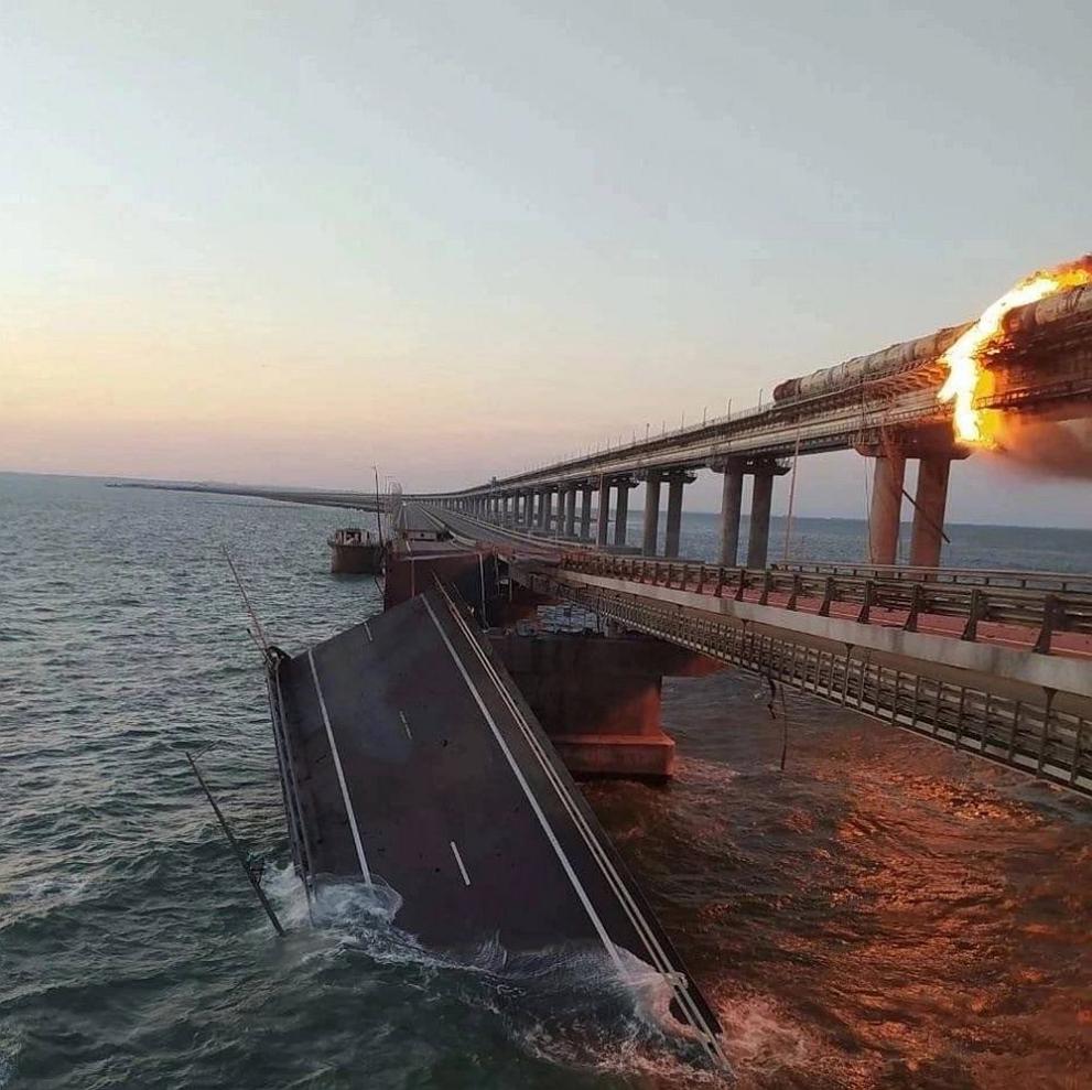 Взривът, използван на Кримския мост, е бил изпратен от Одеса