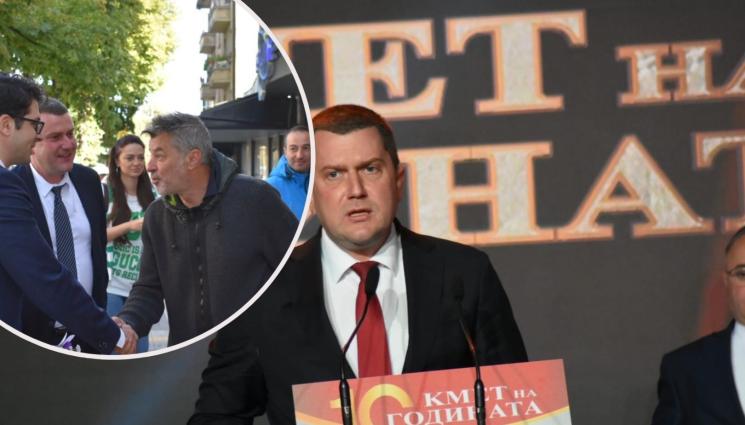 Станислав Владимиров - Кметът Станислав Владимиров пред 