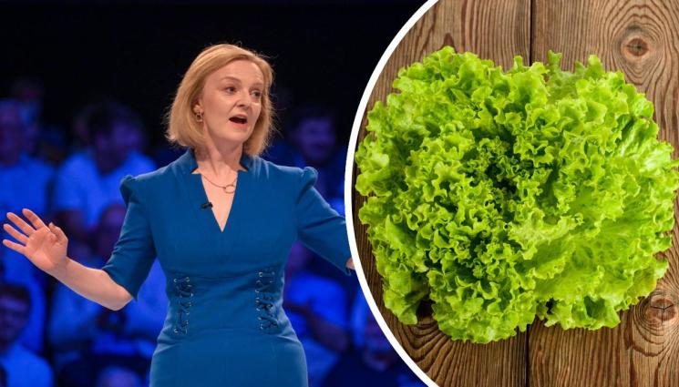 тръс - Лиз Тръс или марулята? На Острова залагат кое ще се скапе първо