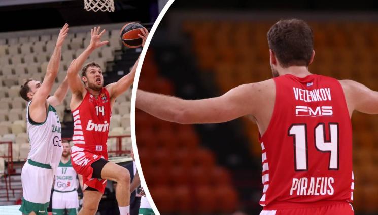 Везенков - Олимпиакос с Везенков нанесе голяма загуба на Партизан в Евролигата