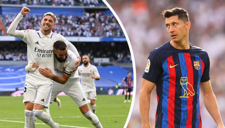 Ел Класико - Реал мина през Барса и взе „Ел Класико“. Бензема, Валверде и Родриго се разписаха за „кралете“, които оглавиха класирането в Ла Лига