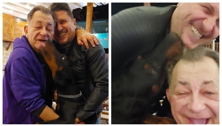 а - Блатечки влиза с кучето си в