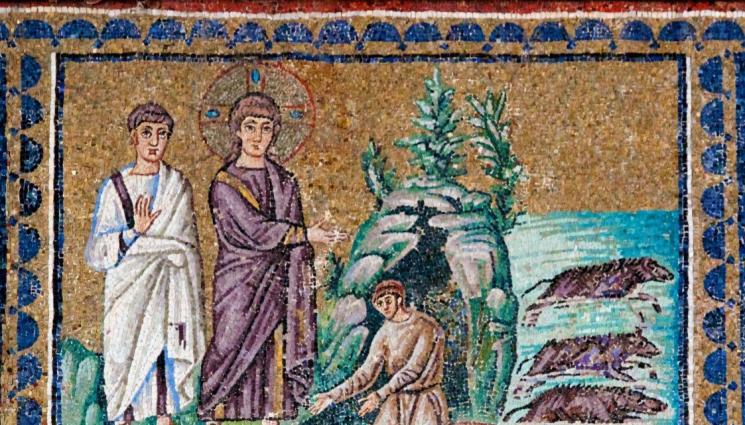 Мозайка - ВЯРА: Руините на Гадара пазят спомен за чудо на Иисус