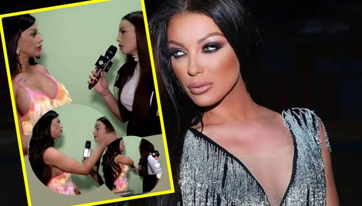 Емануела Стела Павлова - СКАНДАЛ! Емануела заби шамар на репортерка заради неудобен въпрос! (ВИДЕО)