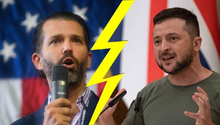 Зеленски - Синът на Тръмп се изгаври със Зеленски