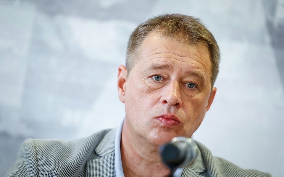 Изпълнителният директор на Левски – Ивайло Ивков, заедно със собственика