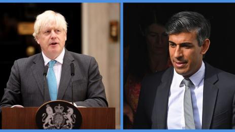 Борис Джонсън и Риши Сунак