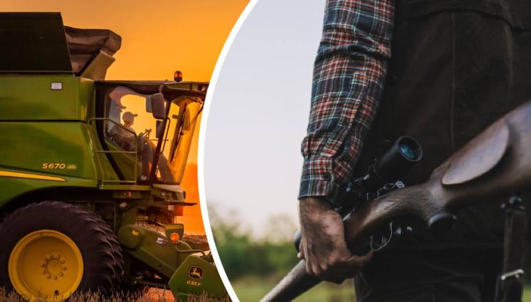 пушка трактор - КЪРВАВА ВЕНДЕТА: Мъж застреля с пушка свой съгражданин, навлязъл в нивата му с трактор