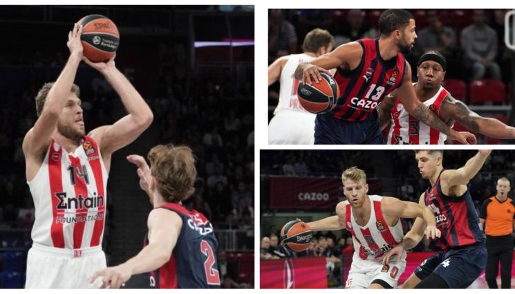 Александър Везенков - ВЕЗЕНКОВ ПРОДЪЛЖАВА ДА НАКАЗВА. Олимпиакос нанесе първа загуба на Баскония в Евролигата и се изравни с Фенербахче на върха