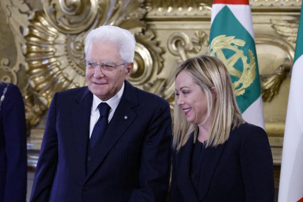 Джорджа Мелони положи клетва пред президента като първия крайнодесен премиер