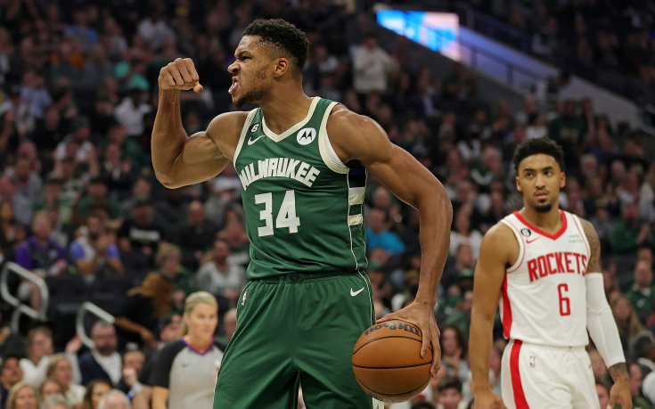 Янис Антетокумпо изригна с 44 точки за победа над Хюстън, Далас, Клипърс и Сан Антонио също записаха успехи