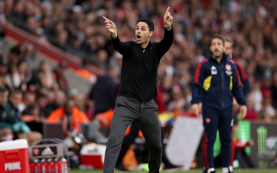 Арсенал започна добре в днескашния мач срещу Саутхямптън, след като