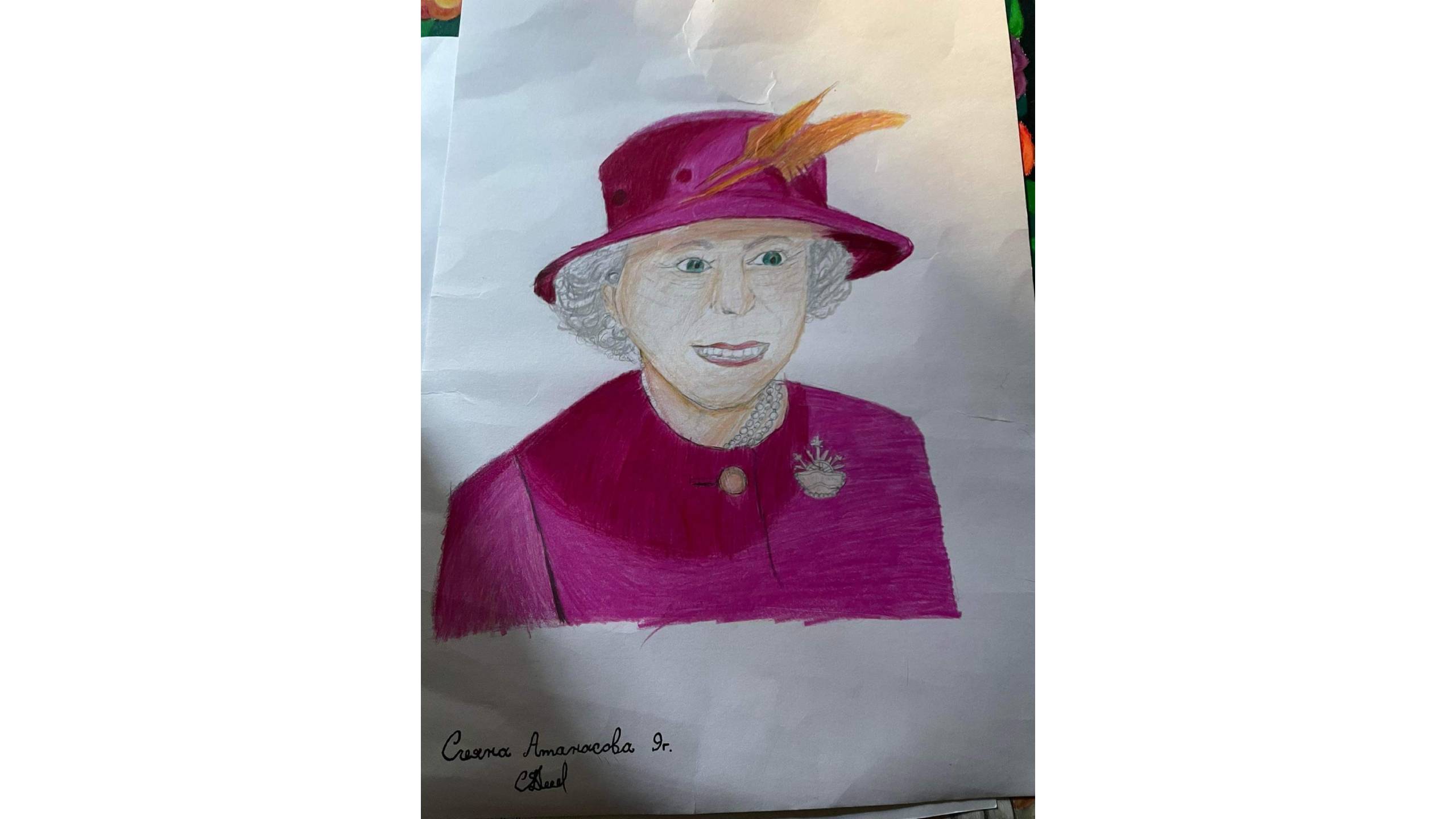 елизабет 2 рисунки