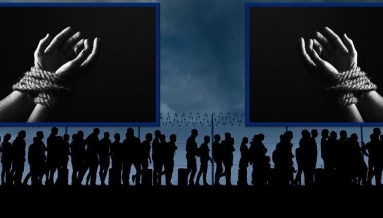 а - ЖЕСТОКОСТ: Мигранти са открити вързани и ранени на гръцкия остров Лесбос