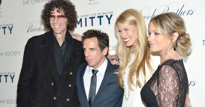 Актьорите от филма "Невероятният живот на Уолтър Мити"в Ню Йорк, 18 декември 2013 г.
