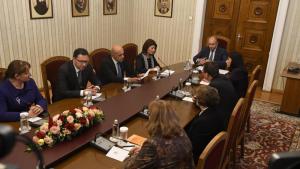 Президентът Румен Радев започна консултациите за съставяне на правителство с