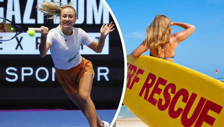 Потапова - Тенисистка стана спасителка на плажа