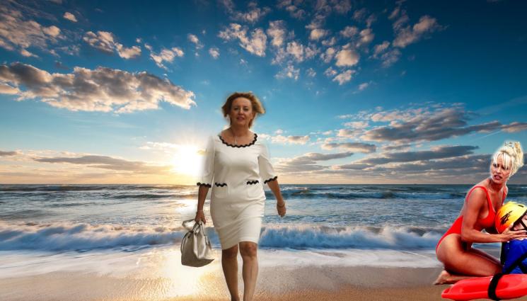 Мая Манолова - Мая Манолова мери сили с Памела Андерсън (ВИДЕО)