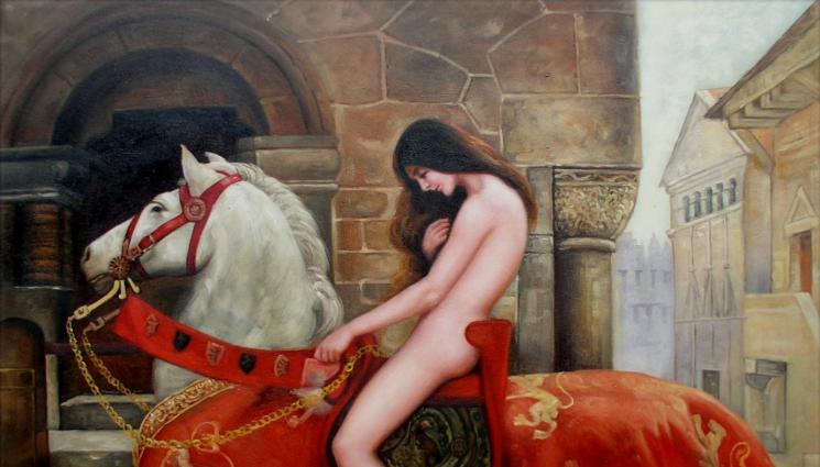 Лейди Годайва - Призраци със синя кръв: Лейди Годайва язди гола кон