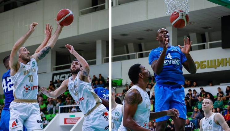 баскетбол - Шампионът Балкан с първа победа за сезона, надигра Левски у дома и го остави без успех засега