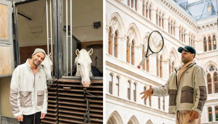 Григор Димитров - Гришо отпразнува с езда завръщането си в топ 30 на света. Нашият се позабавлява във Виена преди да поеме към Париж