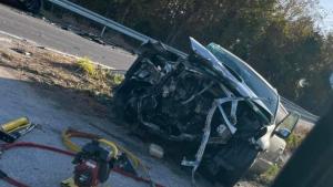 Катастрофа между две коли затруднява движението в района на село Драгижево