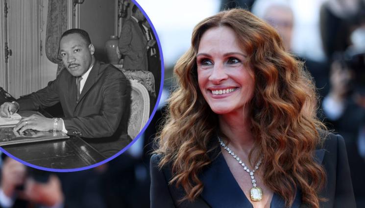 Джулия Робъртс - Мартин Лутър Кинг младши платил за раждането на Джулия Робъртс