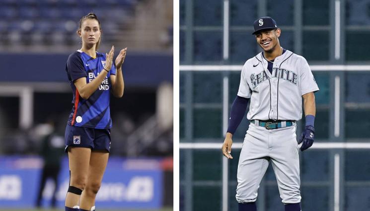 спортна двойка - Бившата на Дейвис заряза и бейзболист