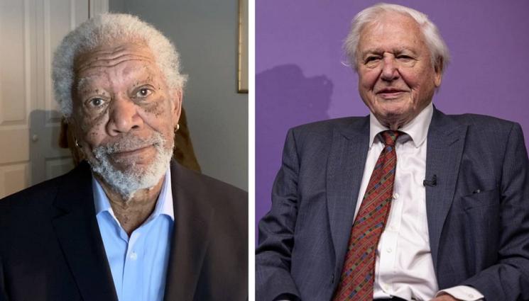 a - НОВО АМПЛОА: Морган Фрийман и Дейвид Атънбъро влизат в ролите на разказвачи за Нетфликс