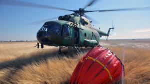 Екипаж от авиобаза Крумово  изпълни с вертолет Ми 17 специален полет