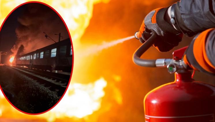 пожар влак софия варна - ПОРЕДЕН ИНЦИДЕНТ: Пожар лумна в пътнически влак!