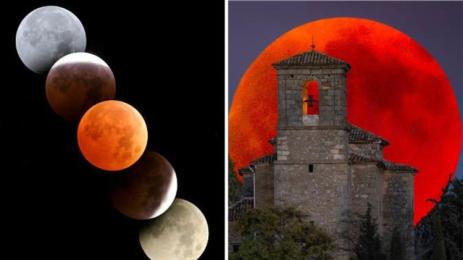 лунно затъмнение кървава луна