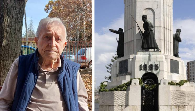 Паметникът Майка България - След като откраднаха оригиналния щик: Дядо спаси паметника Майка България